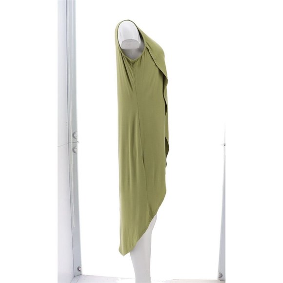 NWT G BY GIULIANA ECOLUXE DRAMA TANK WITH SCARF SAGE PXL - Picture 10 of 15